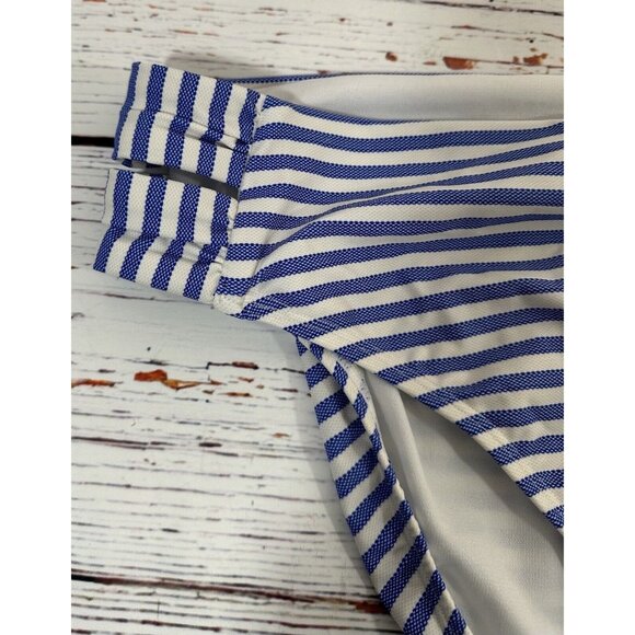NEW Time and Tru Bikini Womens Plus Size 3X Swim Top & Bottoms Set Blue Stripes - Picture 8 of 14